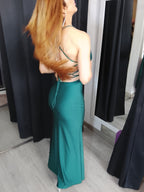 Vestido largo Noa Esmeralda