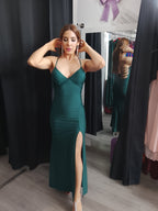 Vestido largo Noa Esmeralda