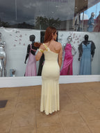 Vestido largo Vega amarillo