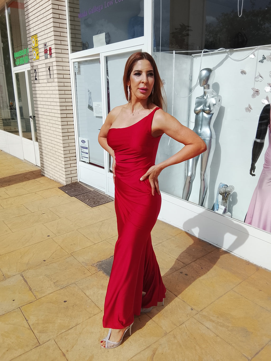 Vestido largo Minerva Rojo