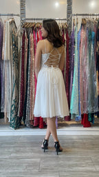 Vestido corto Ivanna Blanco