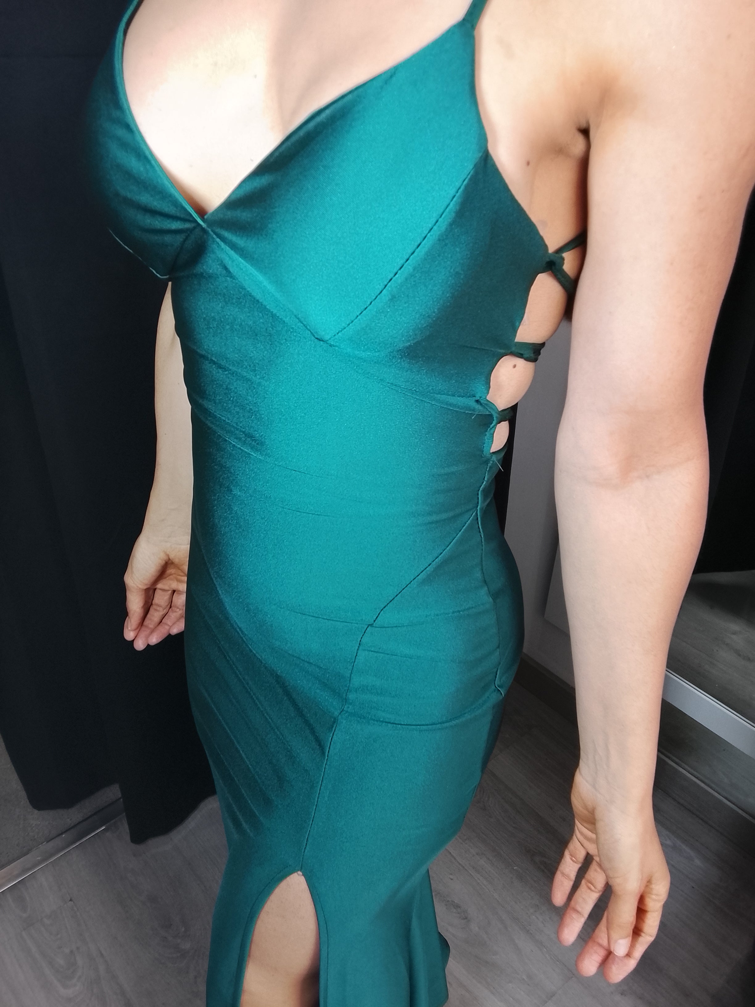 Vestido largo Noa Esmeralda