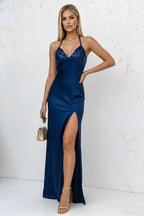 Vestido largo Noa lentejuelas