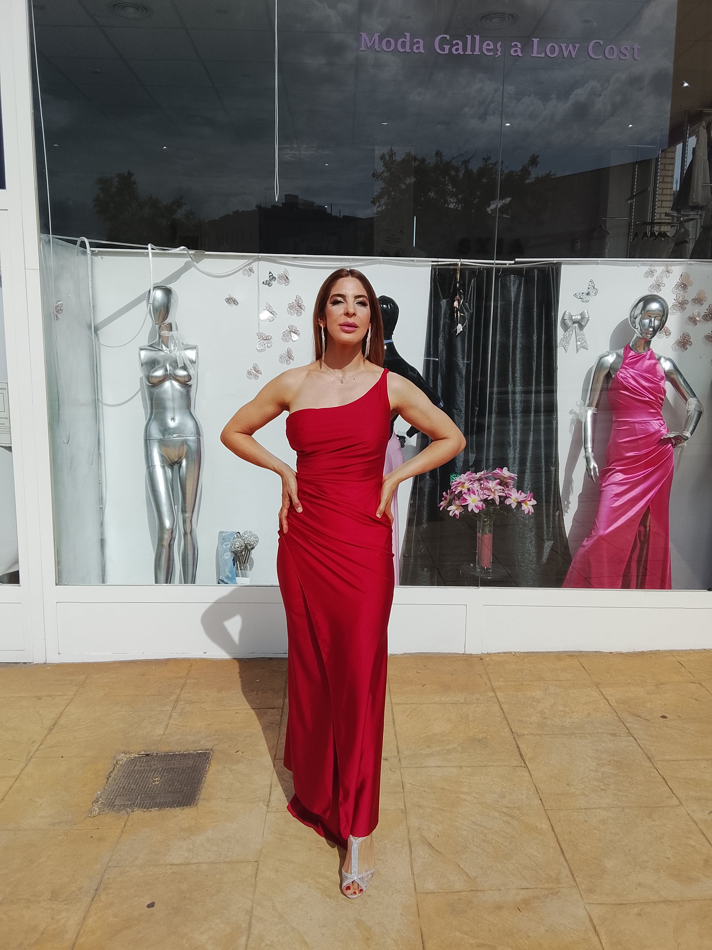 Vestido largo Minerva Rojo
