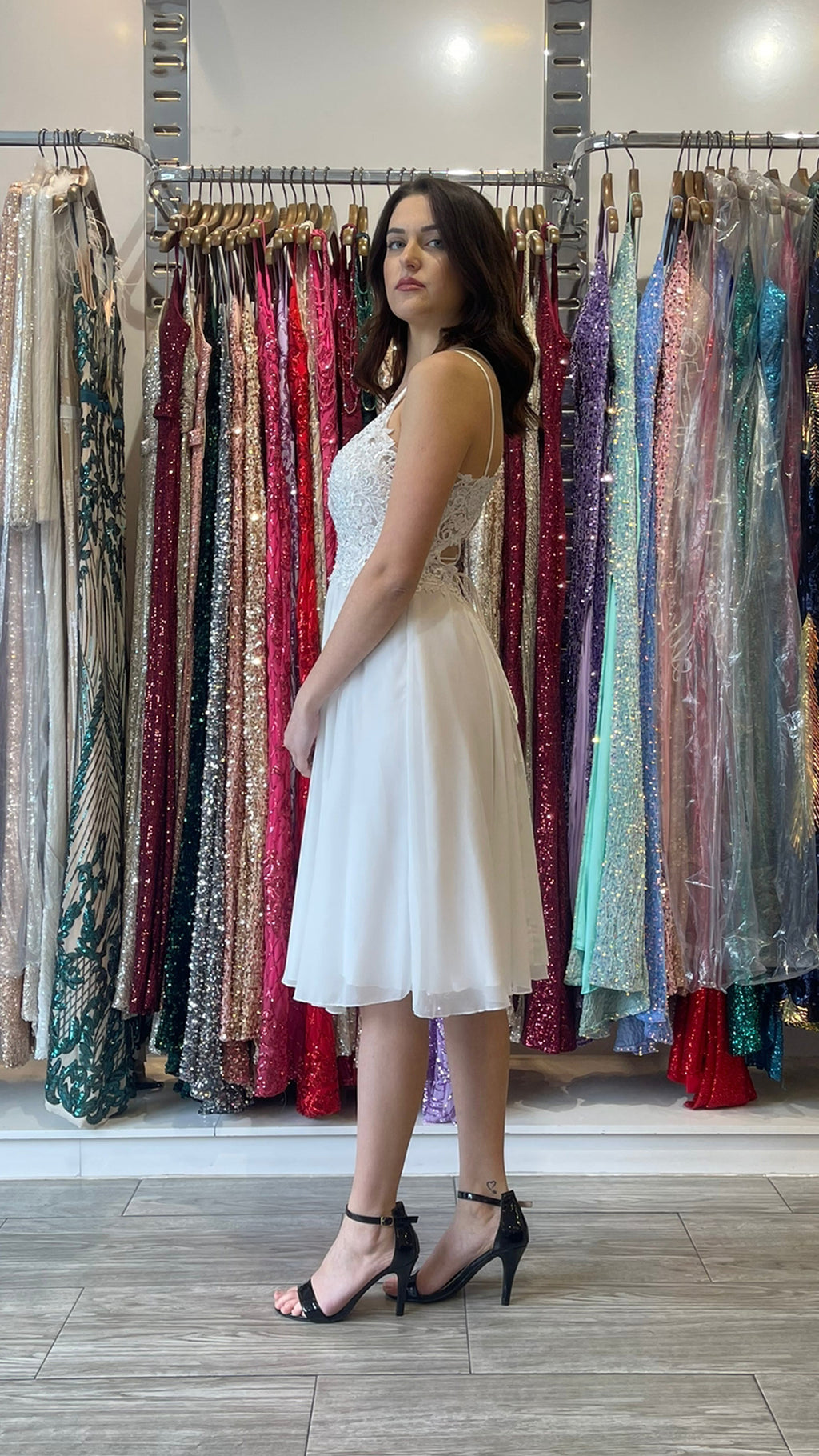 Vestido corto Ivanna Blanco