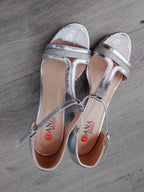 Sandalia plata Nelly