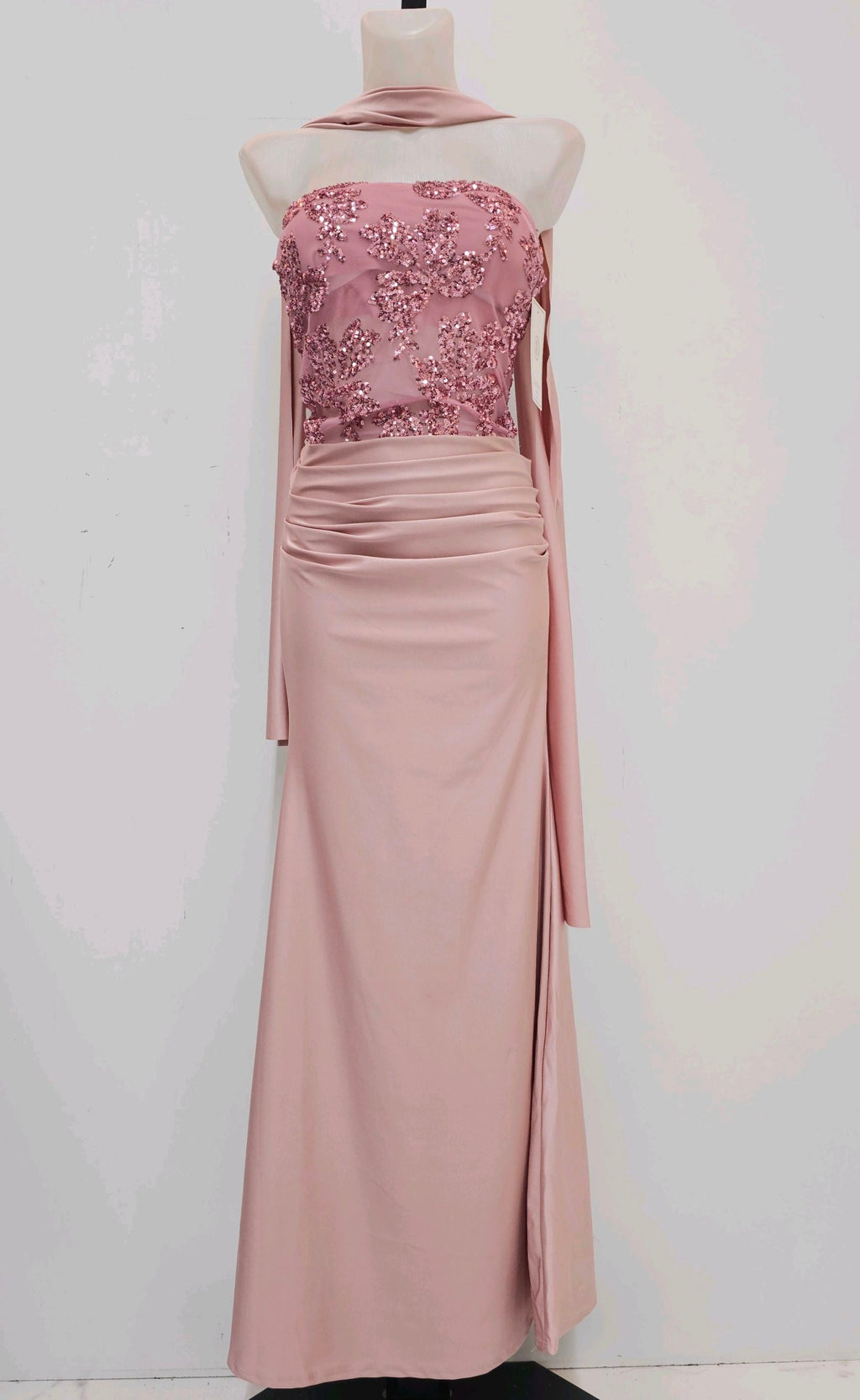 Vestido largo Sicilia Rosa