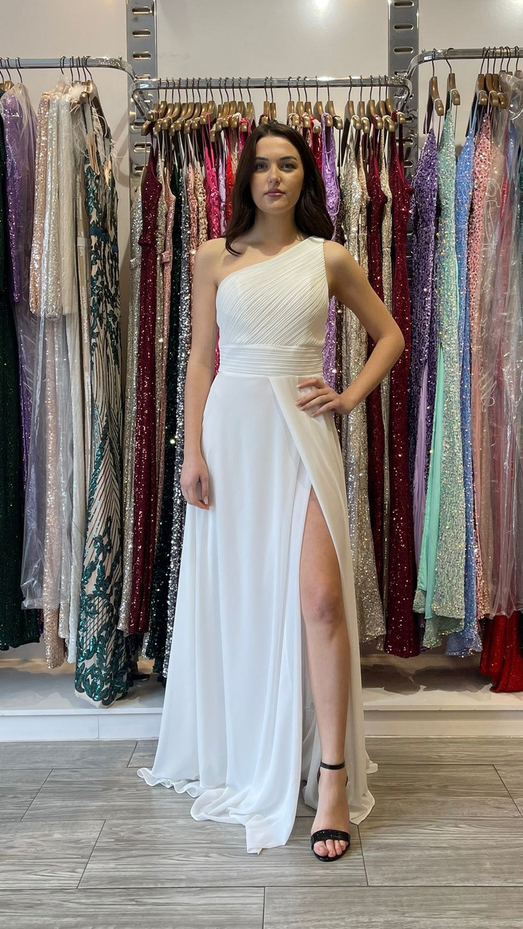 Vestido largo Ithaisa blanco novia