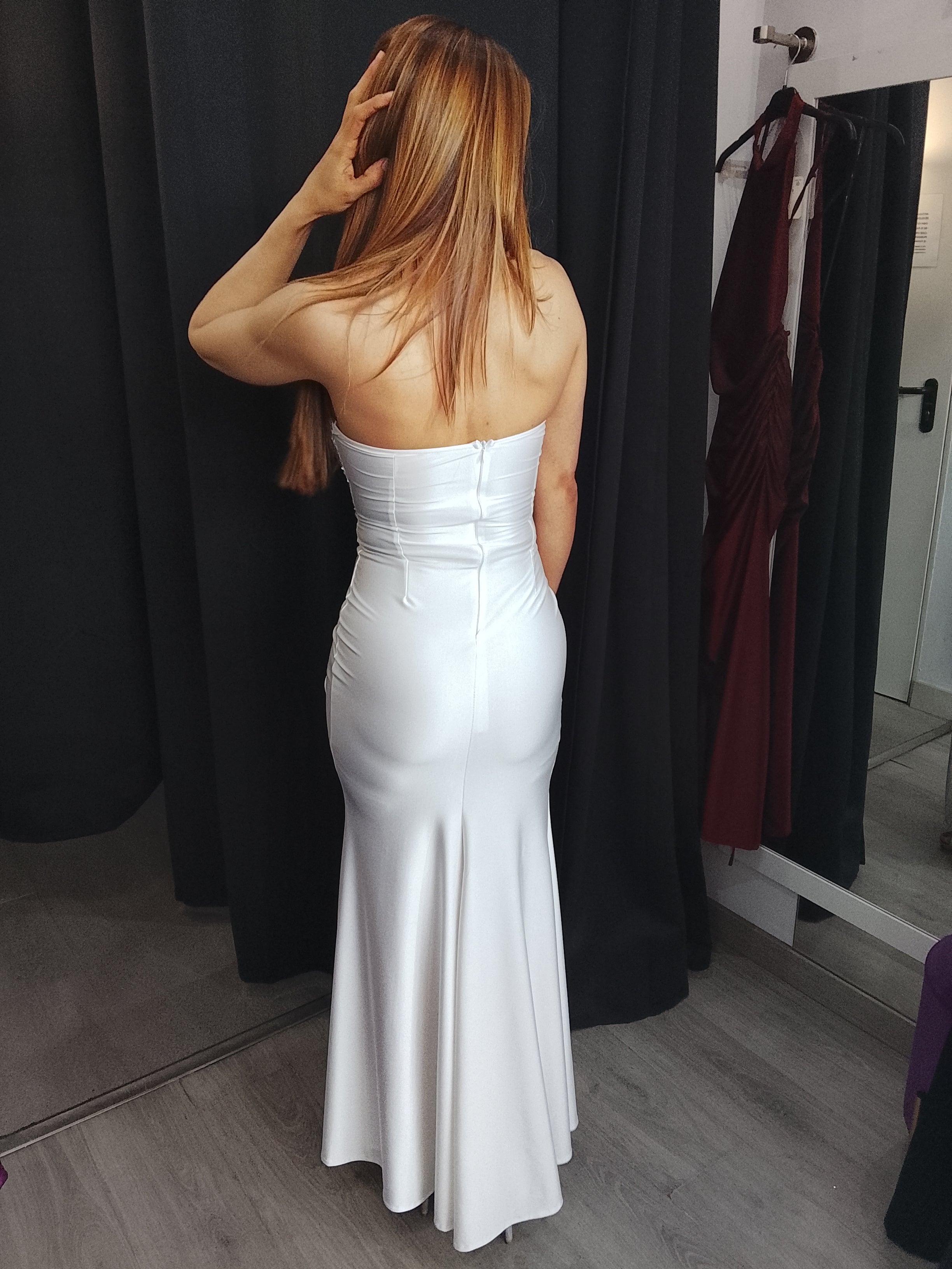 Vestido largo Veroh blanco