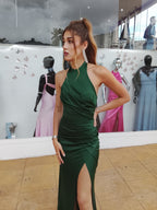 Vestido largo Kareins licra Botella