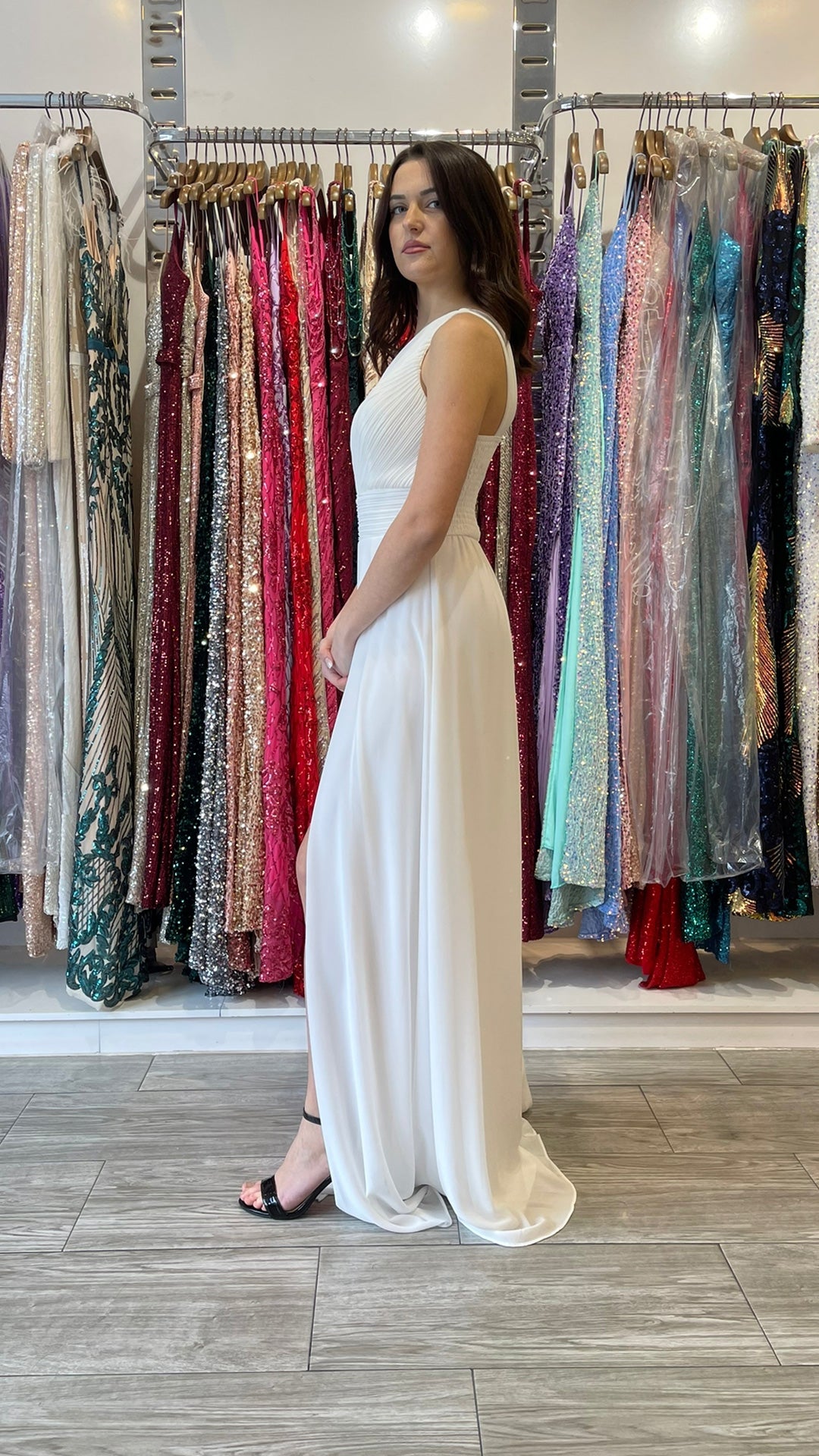 Vestido largo Ithaisa blanco novia
