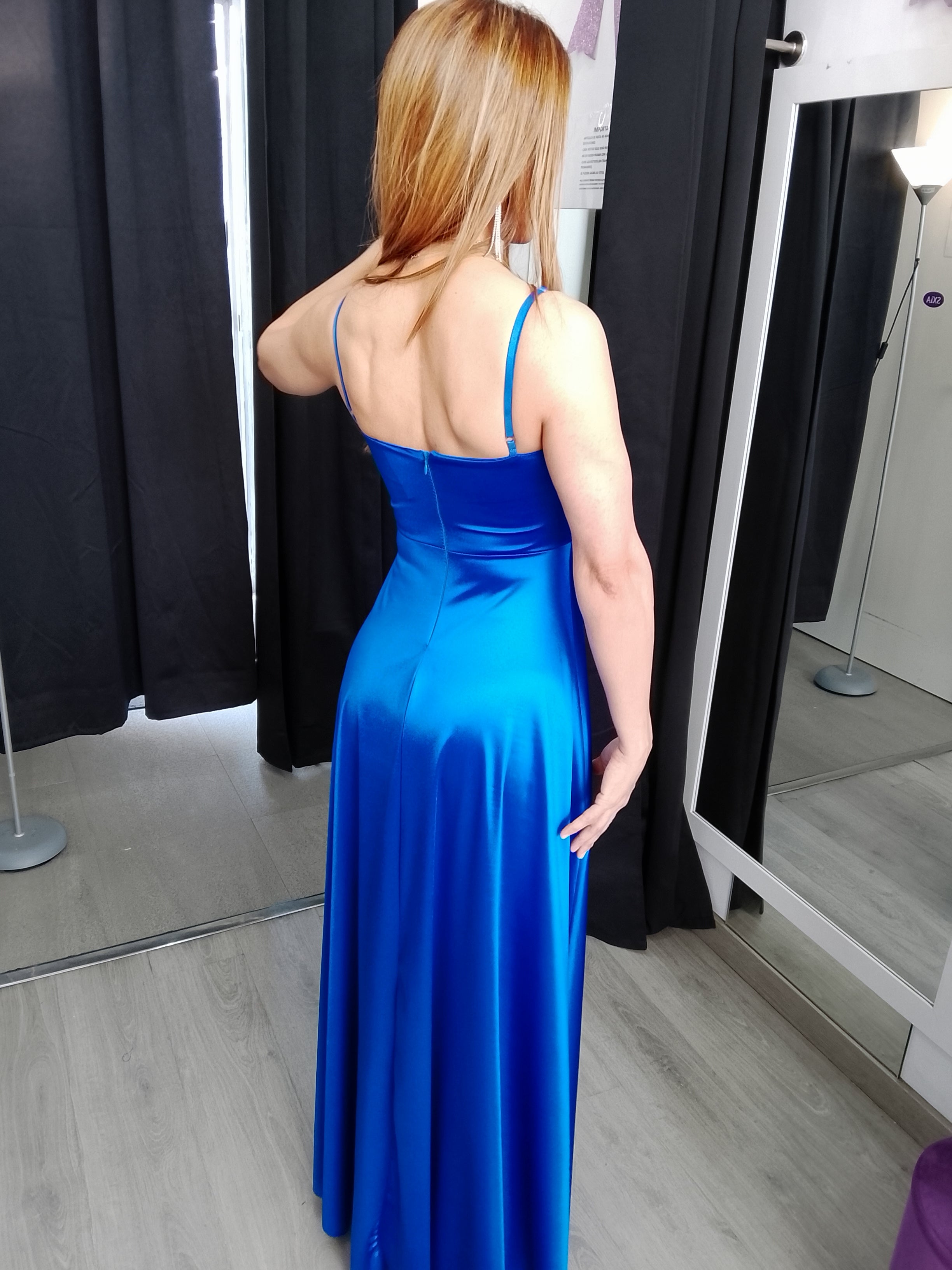 Vestido largo Antía Tiras+colores