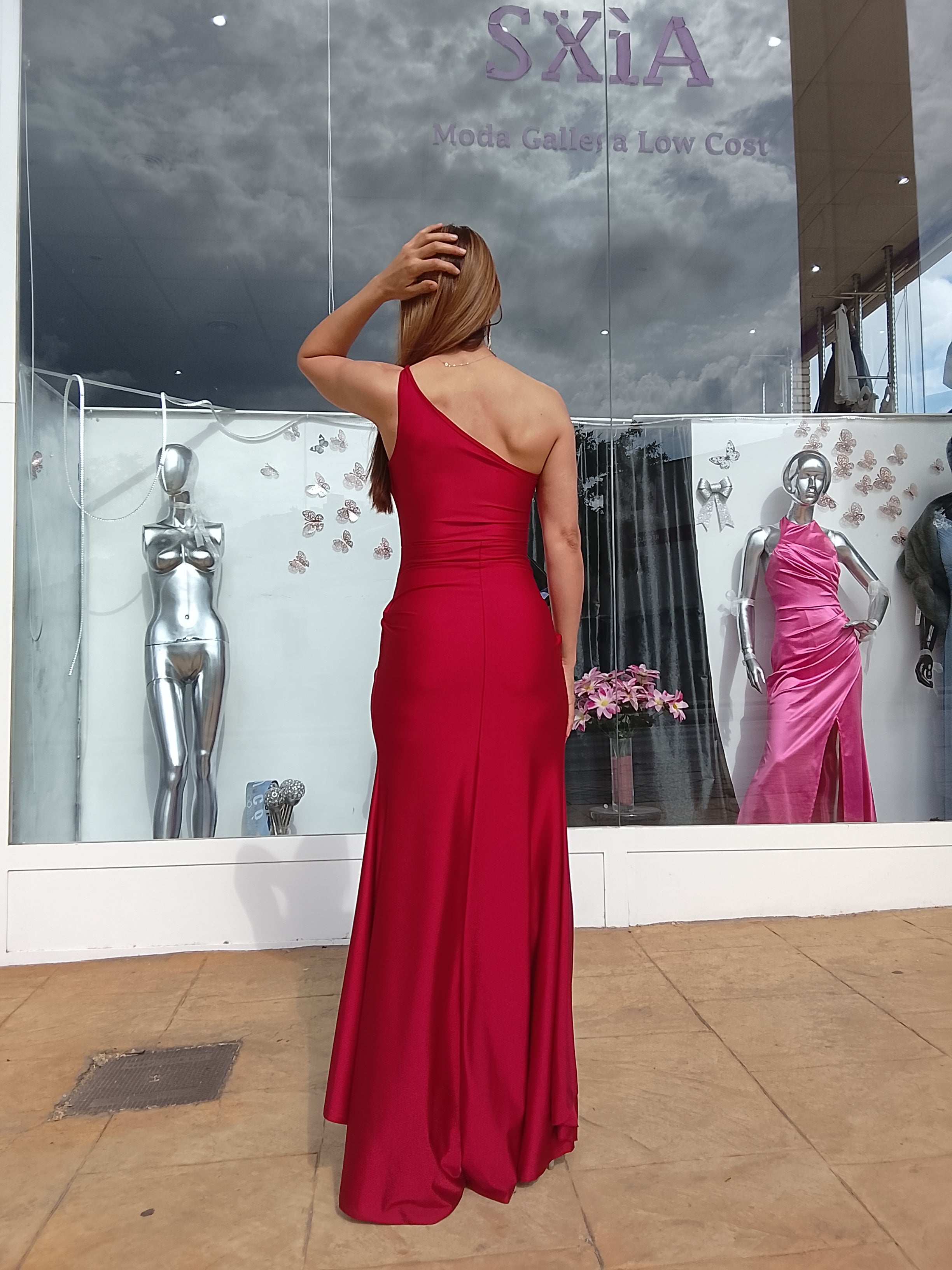 Vestido largo Minerva Rojo
