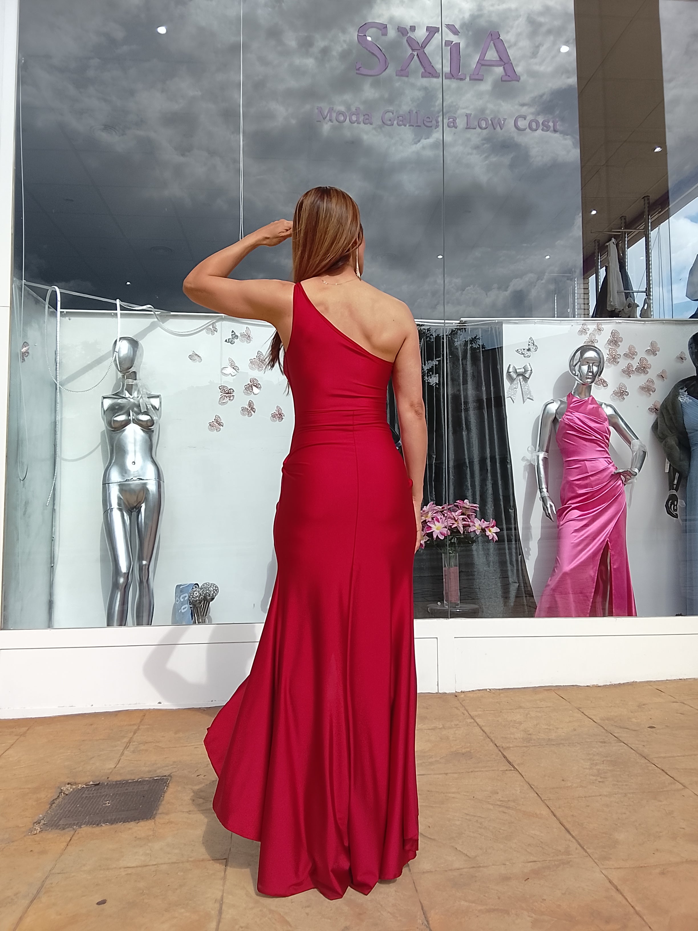 Vestido largo Minerva Rojo
