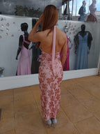 Vestido largo Agatha rosa