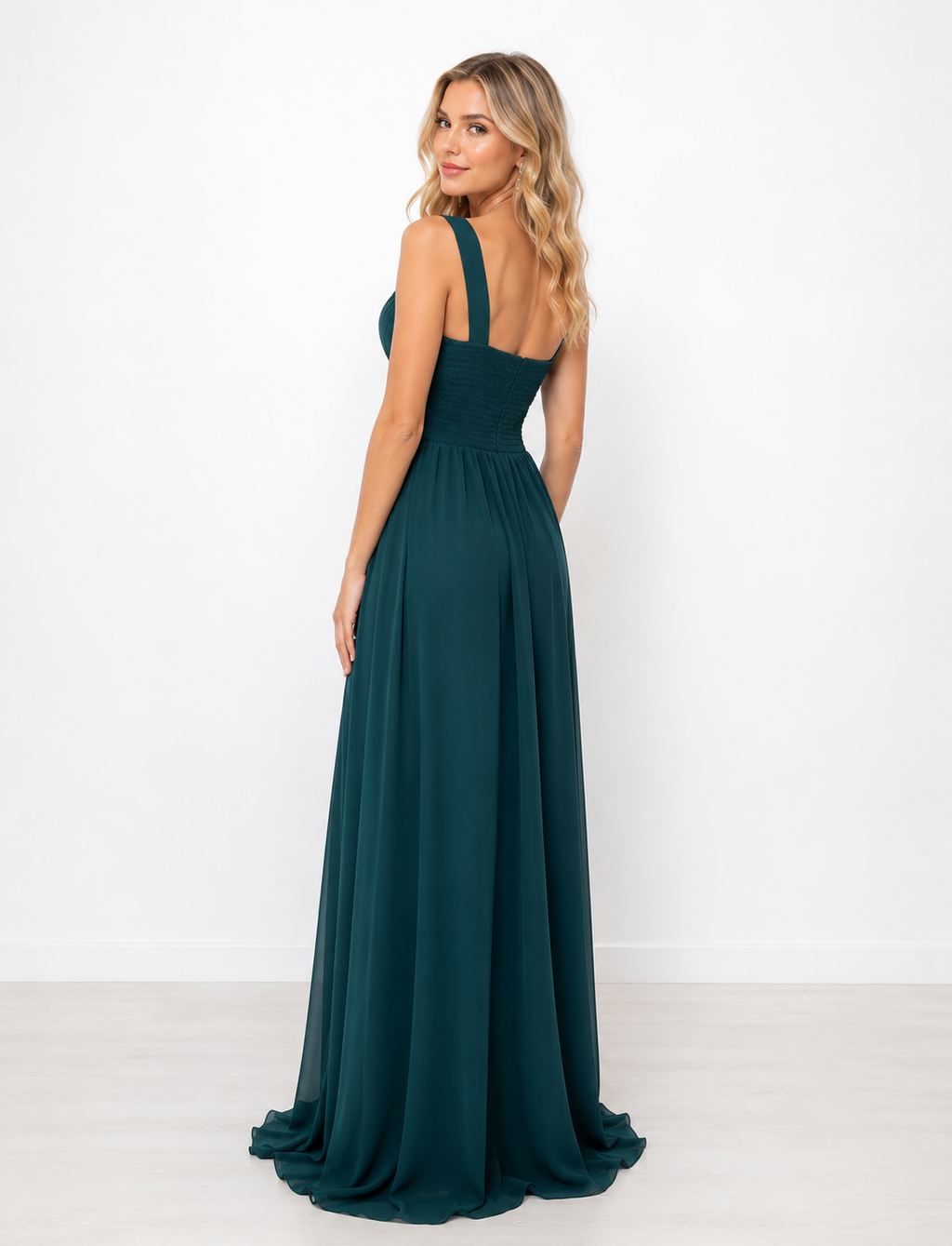 Ithaisa Air Bottle Green Dress