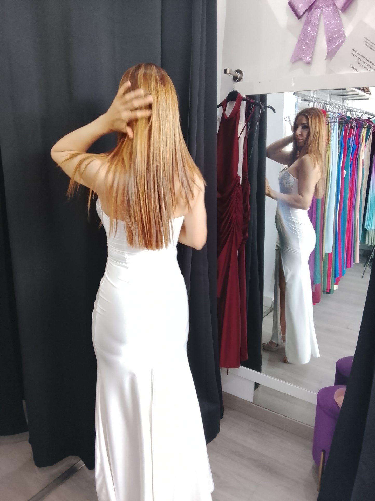 Vestido largo Veroh blanco