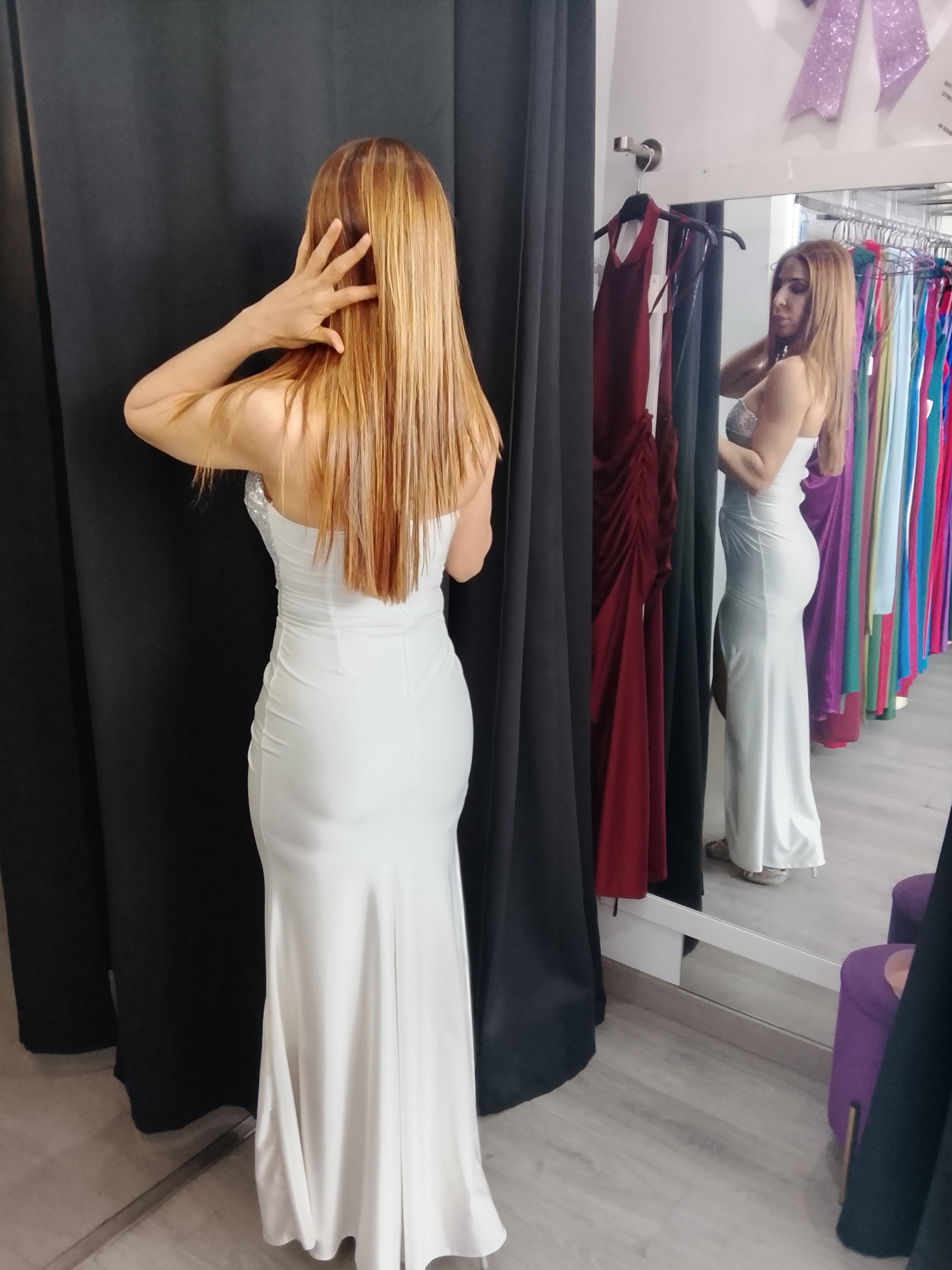 Vestido largo Veroh blanco