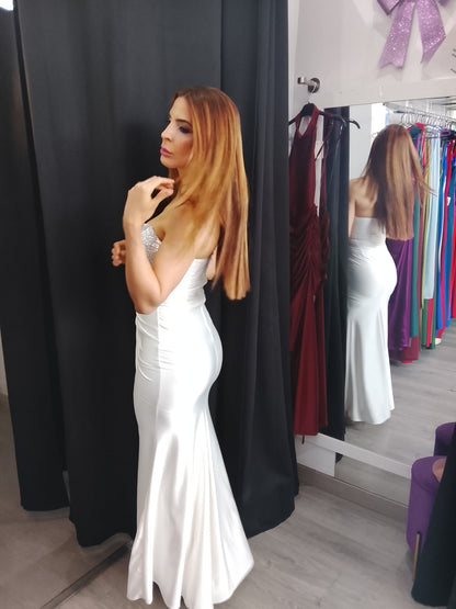 Vestido largo Veroh blanco