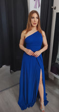 Vestido largo Ithaisa air azulon