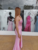 Vestido largo Veroh rosa
