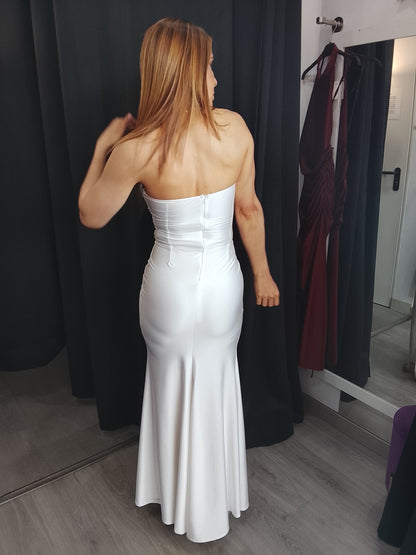 Vestido largo Veroh blanco