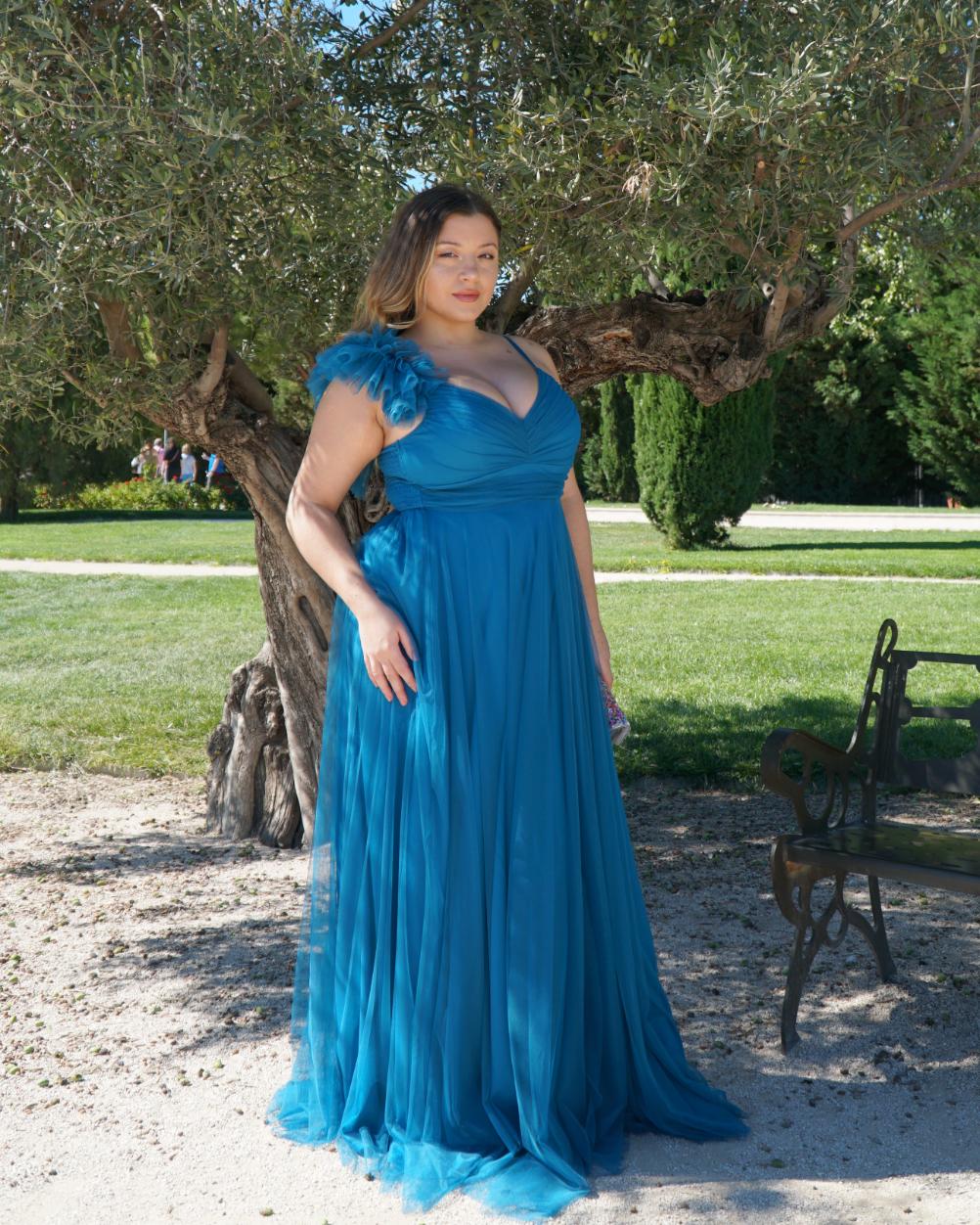 Vestido largo tul Amanda