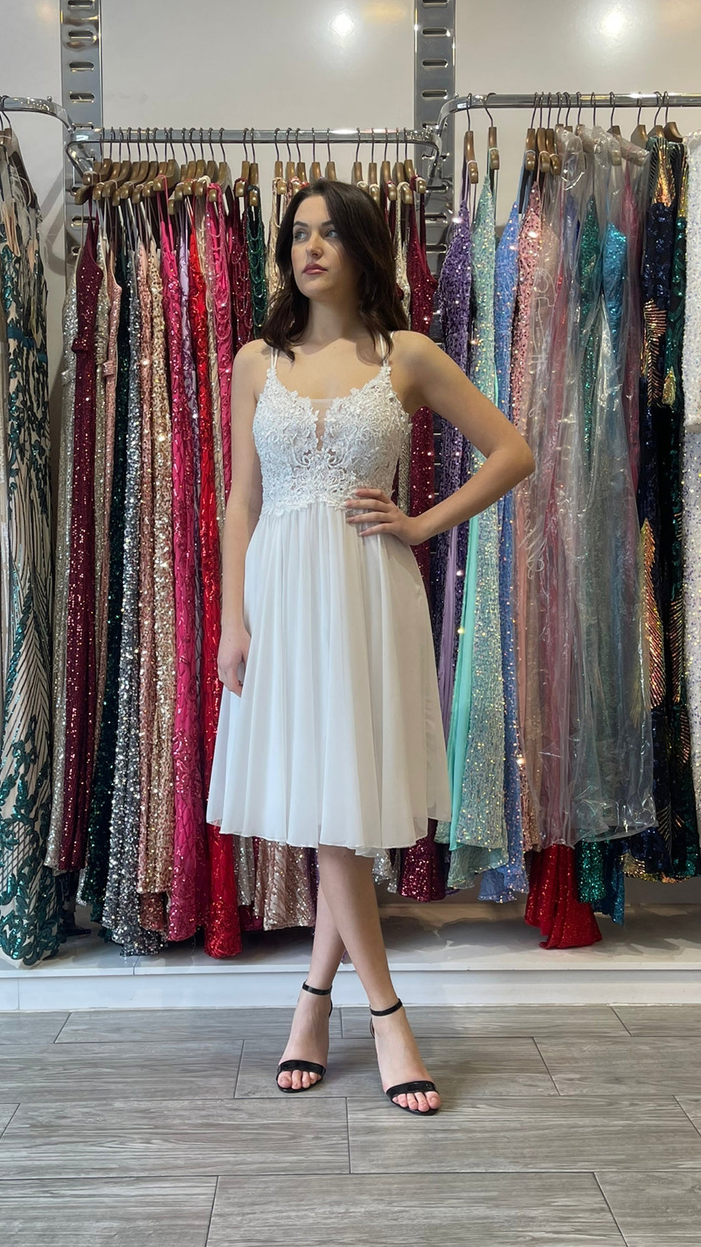 Vestido corto Ivanna Blanco