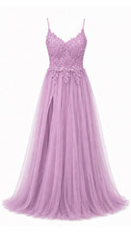 Vestido largo Miss Bliss rosa