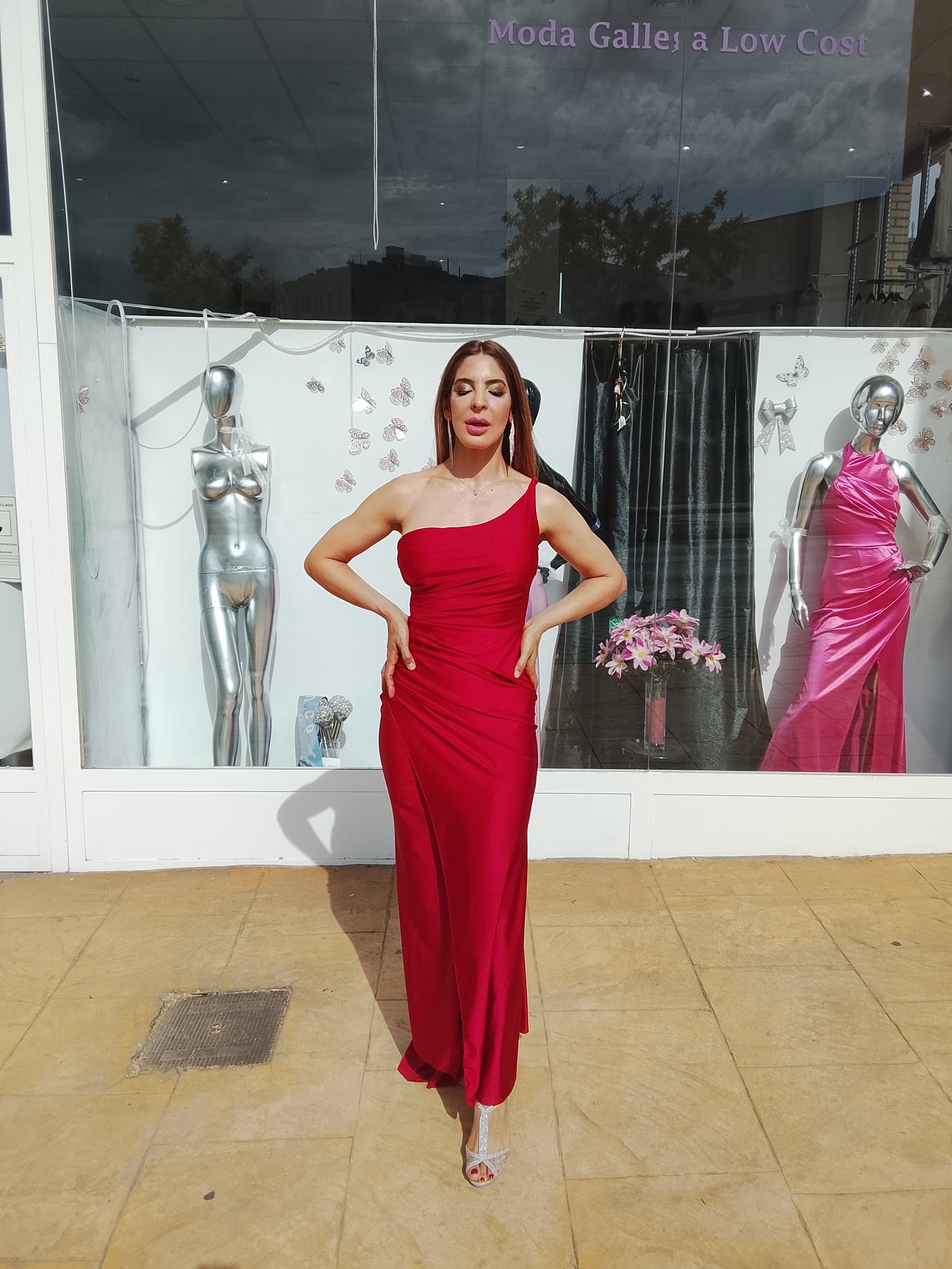 Vestido largo Minerva Rojo