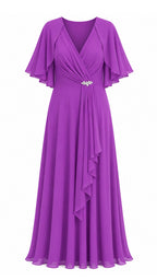 Vestido Ingrid TG Morado