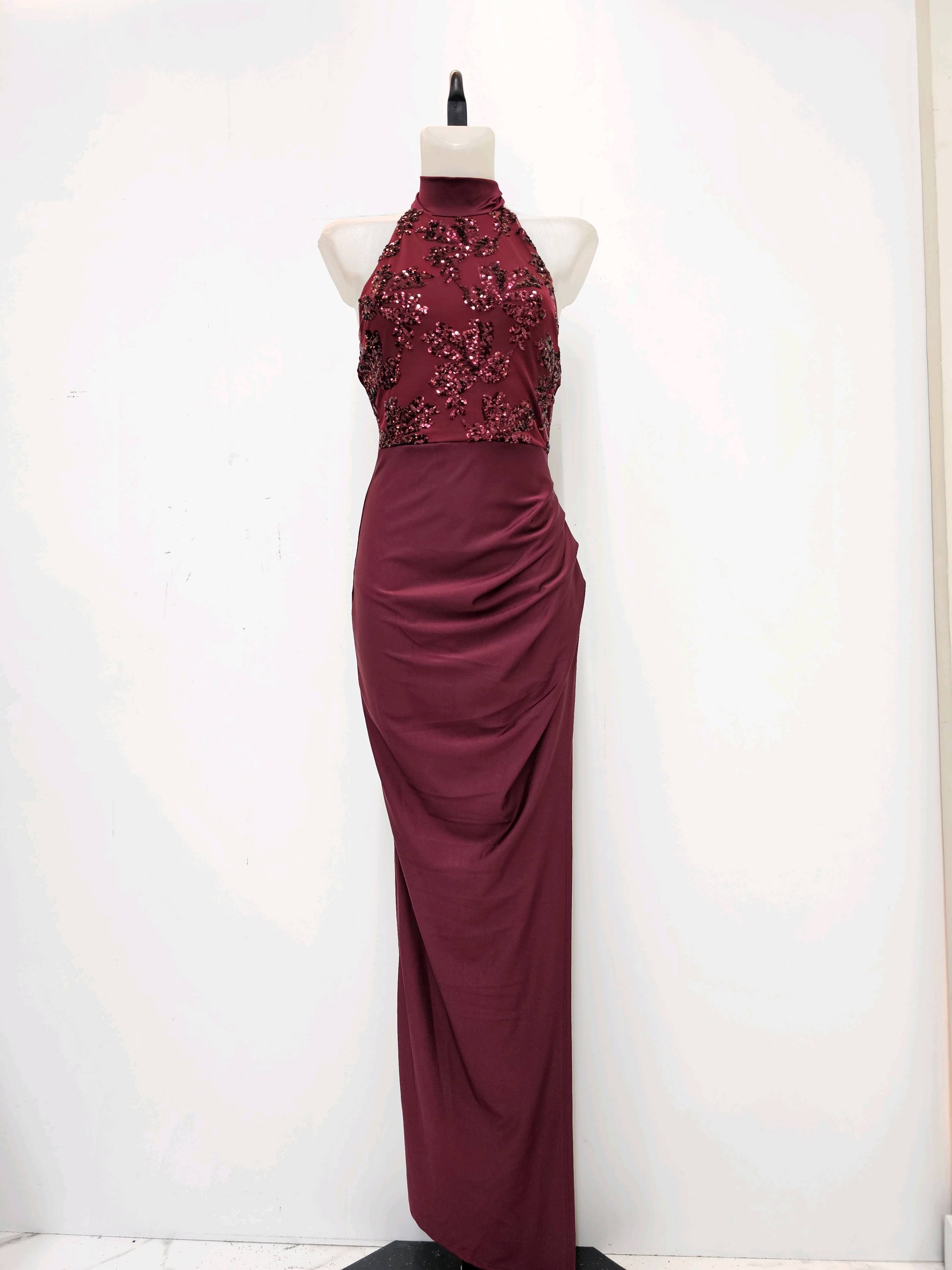 Vestido largo Gisela Rosa + colores