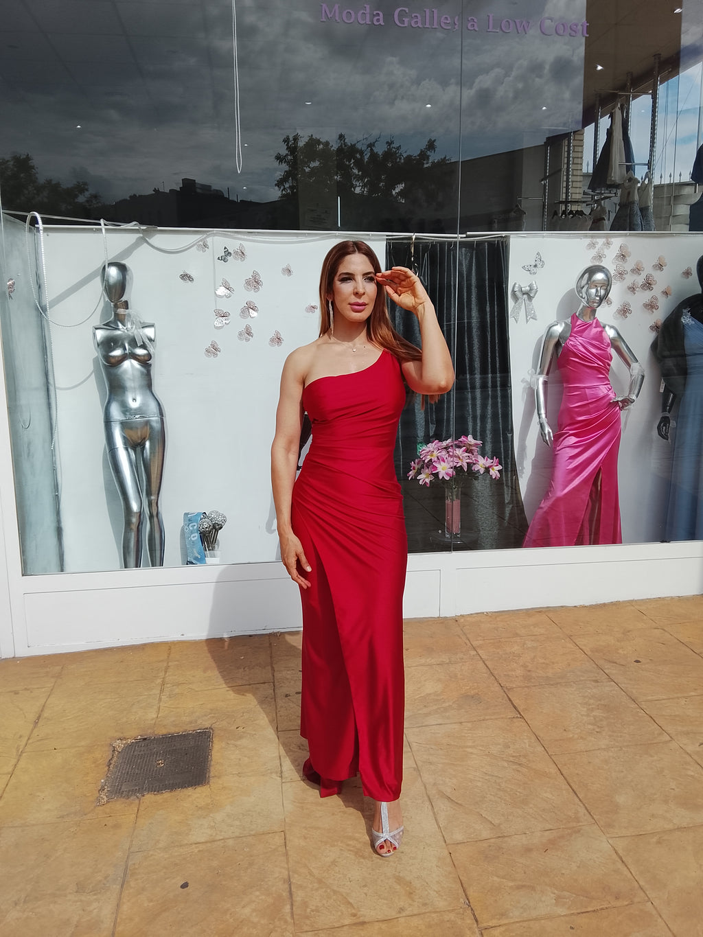 Vestido largo Minerva Rojo