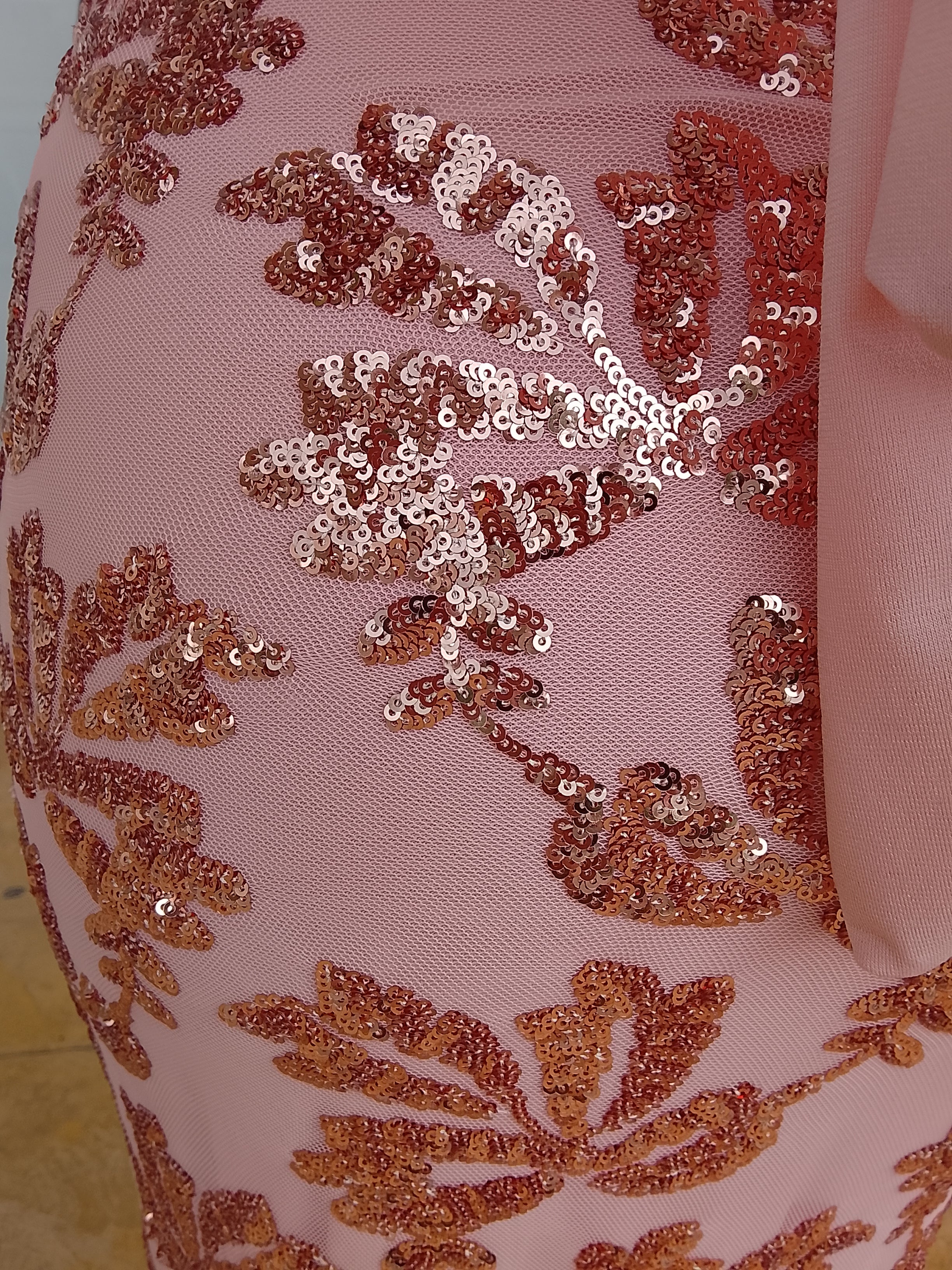 Vestido largo Agatha rosa