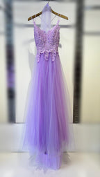 Vestido largo Miss Bliss rosa