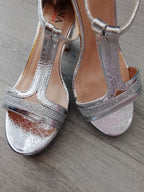 Sandalia plata Nelly