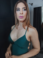 Vestido largo Noa Esmeralda