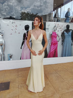 Vestido largo Gossip mantequilla