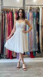Vestido corto Ivanna Blanco